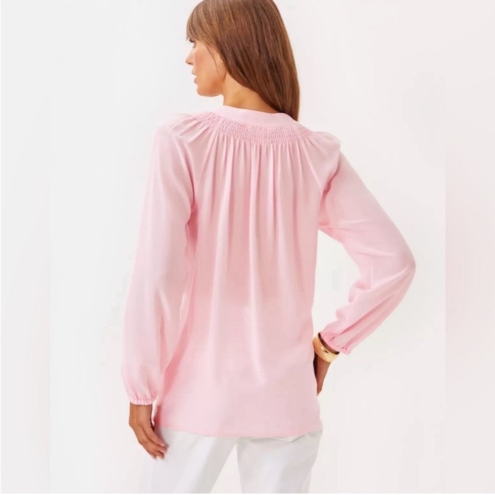 NWT Lilly Pulitzer Elsa Silk Top - Picture 3 of 6
